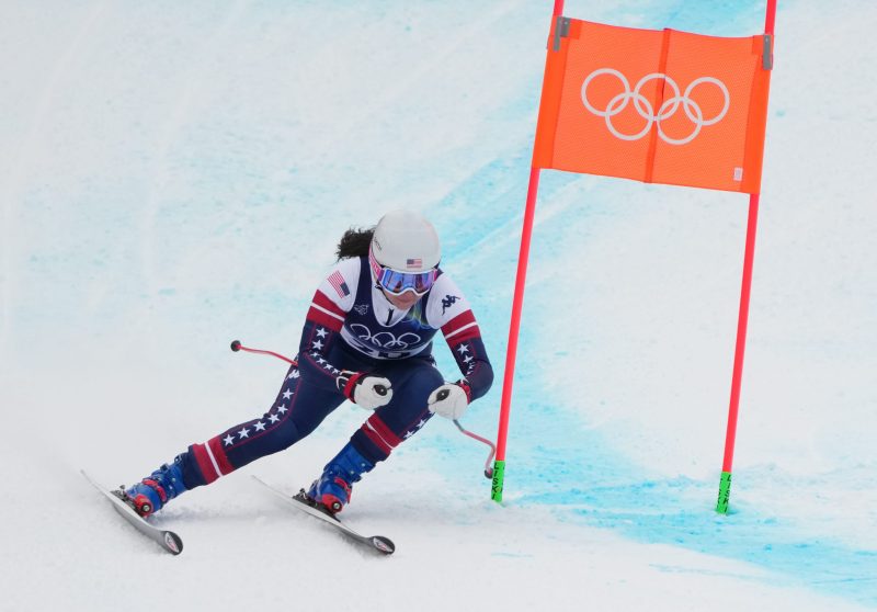 Olympic women’s downhill training results for Vonn, other skiers
